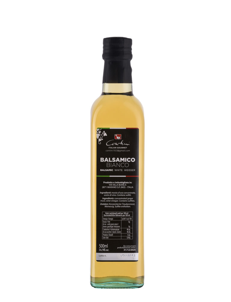 Aceto Balsamico Agrodolce Bianco Contini Riva Del Garda 